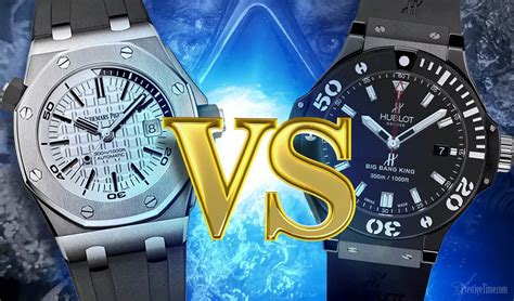 audemars piguet or hublot - AP Royal Oak Offshore Diver VS Hublot Big Bang .